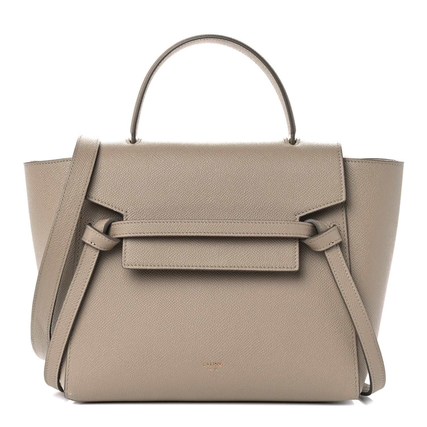 Celine Grained Calfskin Micro Belt Bag Light Taupe 1 of 12