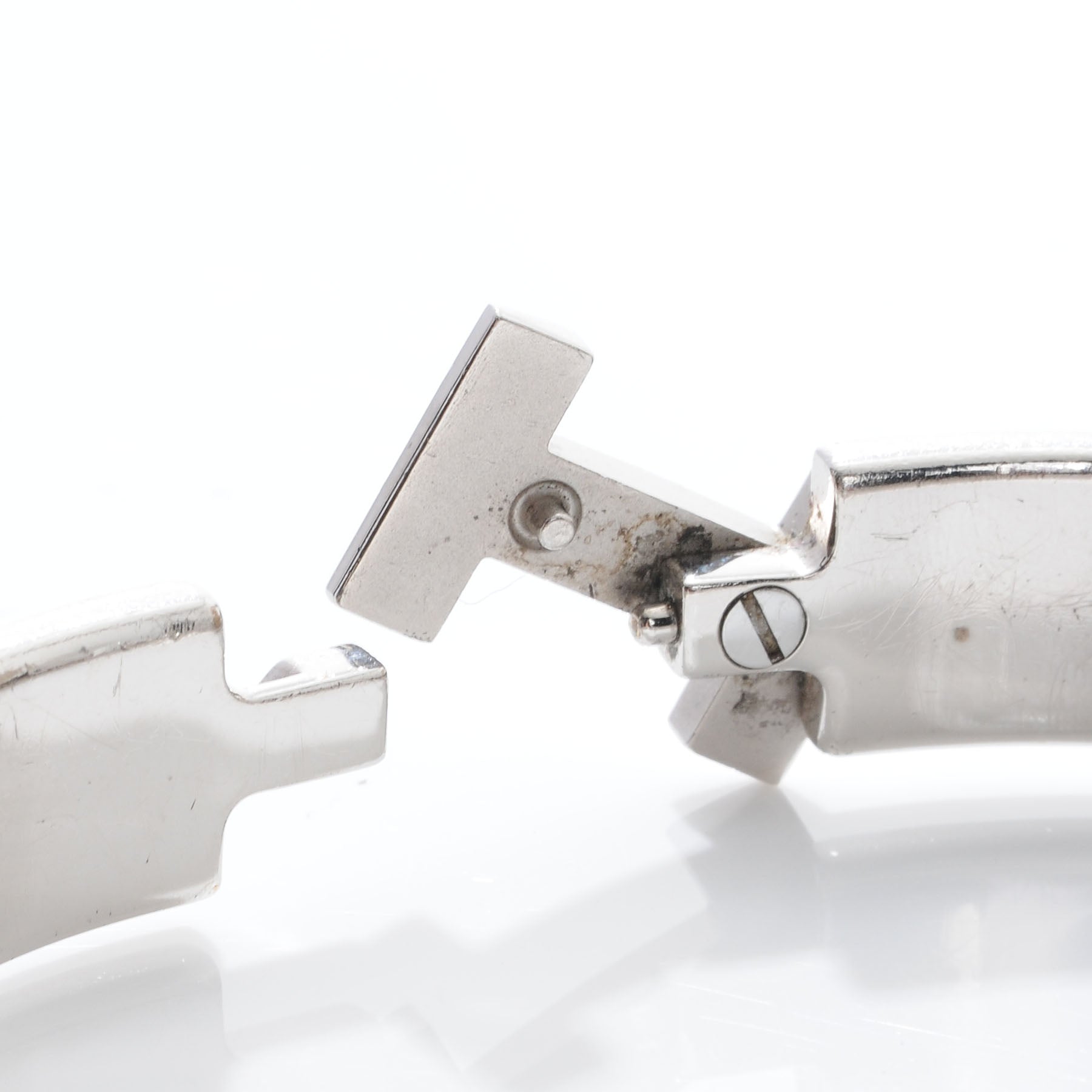 Hermes Enamel Narrow Clic Clac HH Bracelet GM Ardoise 7 of 7