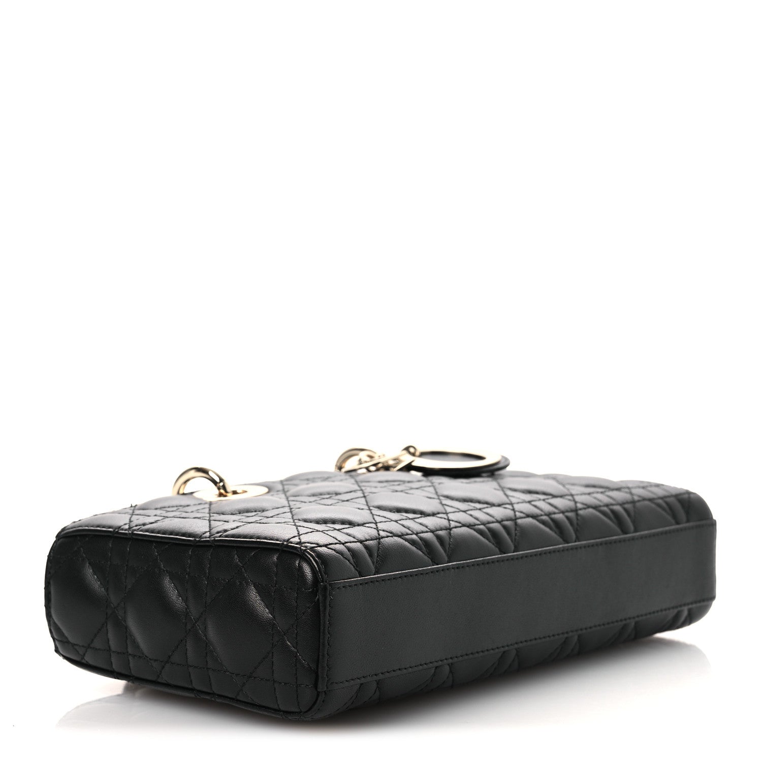 Christian Dior Lambskin Cannage Medium Lady D-Joy Black 1927321