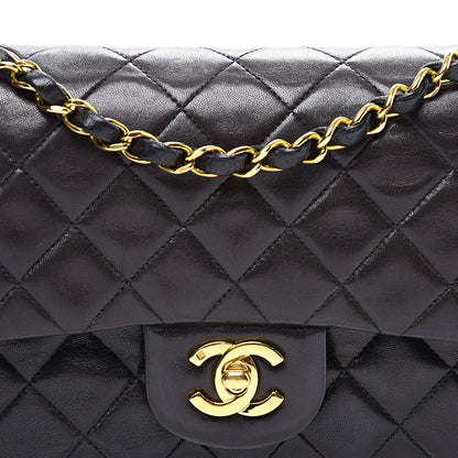 Chanel Lambskin Quilted Small Double Flap Black 10 of 10