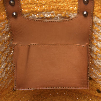 Balenciaga Straw Panier Basket Tote Yellow 11 of 11