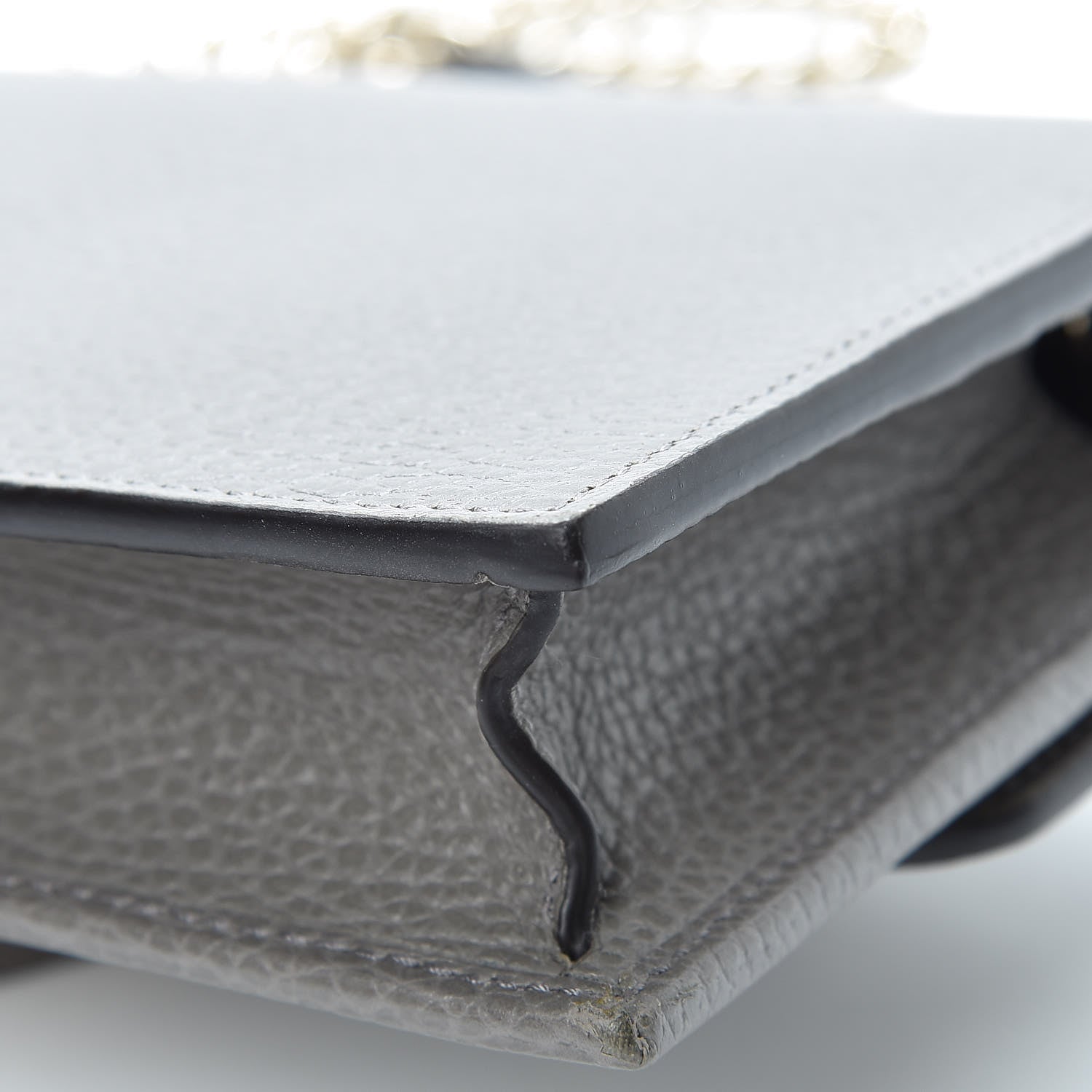 Gucci Dollar Calfskin Interlocking G Chain Wallet Loess 11 of 13