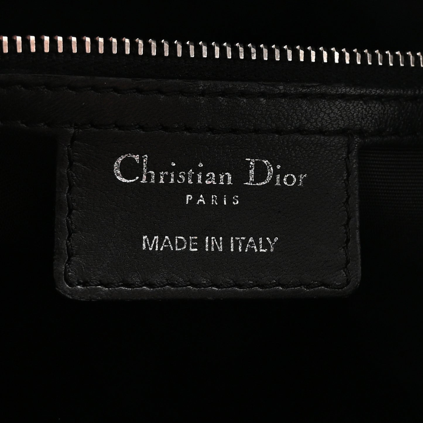 Lambskin Cannage Granville Polochon Black