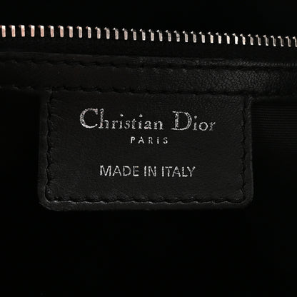Christian Dior Lambskin Cannage Granville Polochon Black 6 of 10