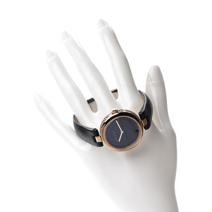 Gucci Stainless Steel Calfskin 32mm Diamantissima Quartz Watch Black 2 of 8