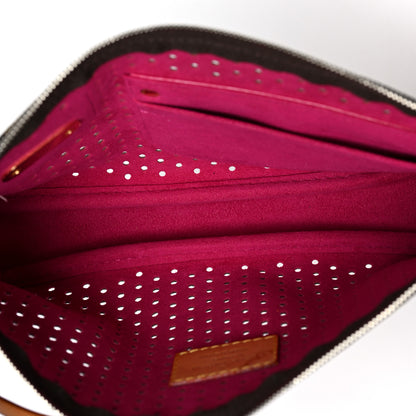 Louis Vuitton Monogram Perforated Pochette Accessories Bag Fuchsia 4 of 8