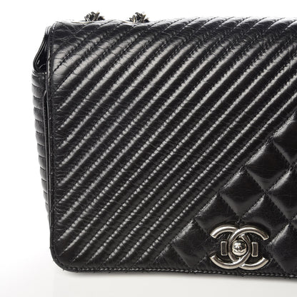 Chanel Glazed Calfskin Quilted Medium Coco Boy Flap Black 11 of 14