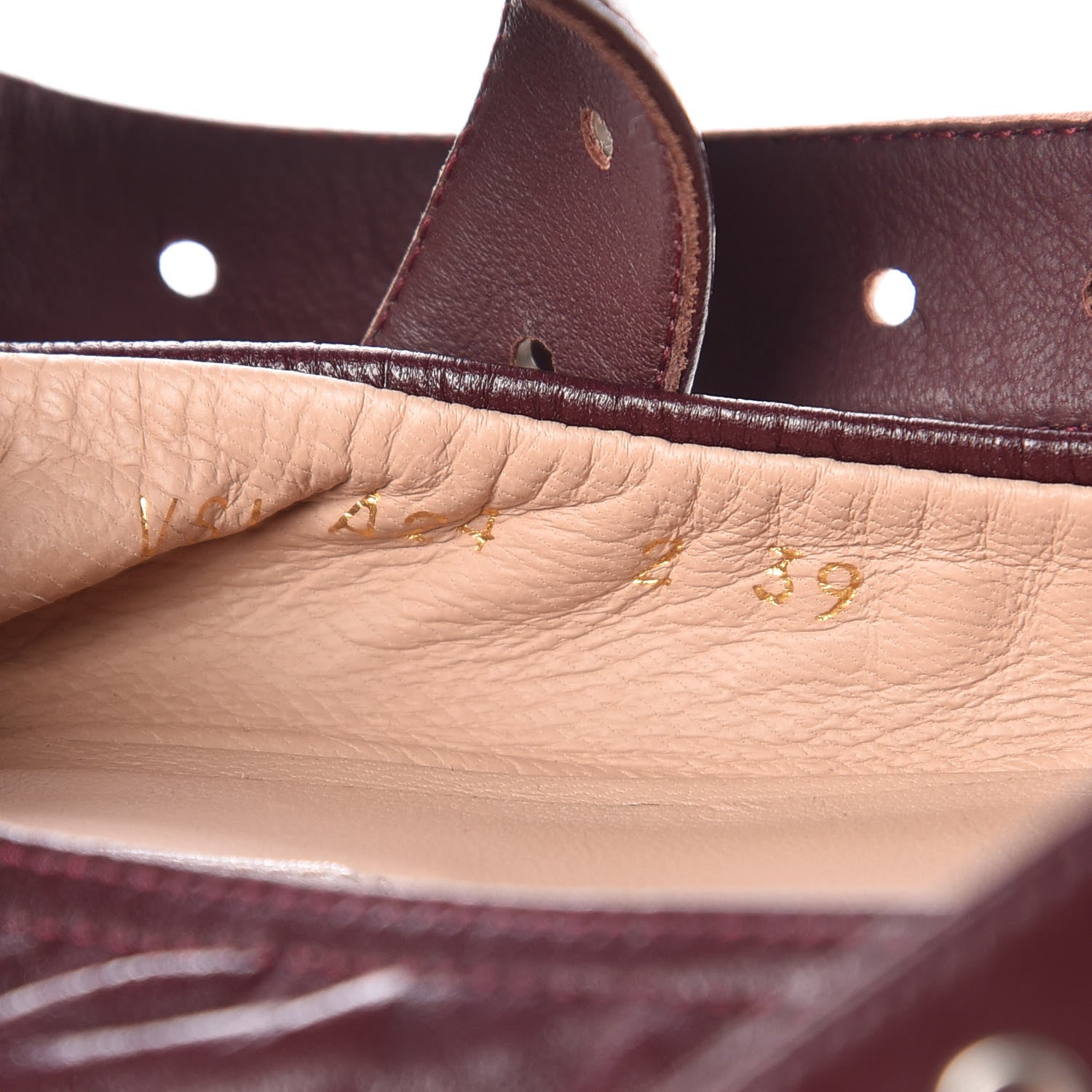 Valentino Garavani Nappa Love Latch Ballerina Flats 39 Rubin 8 of 10