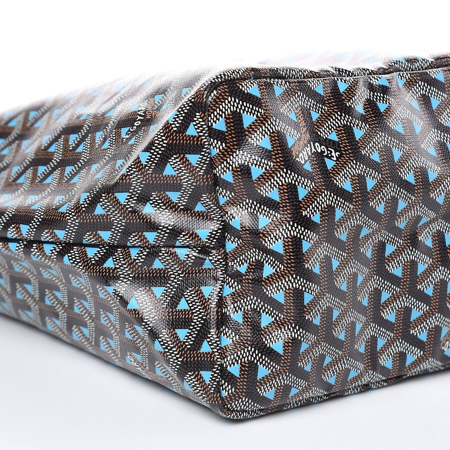 Goyard Goyardine Saint Louis Claire Voie PM Black Blue 7 of 8