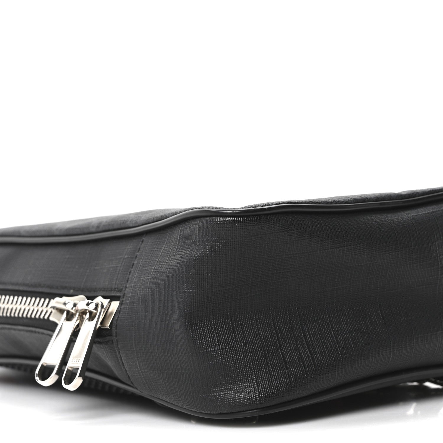 Gucci GG Supreme Monogram Web Belt Bag Black Grey 7 of 8