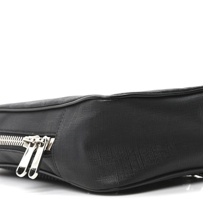 Gucci GG Supreme Monogram Web Belt Bag Black Grey 7 of 8