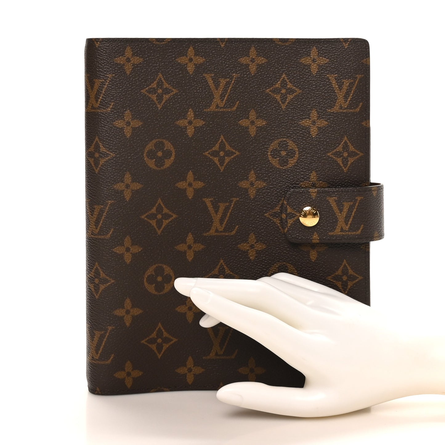 Monogram Large Ring Agenda Cover