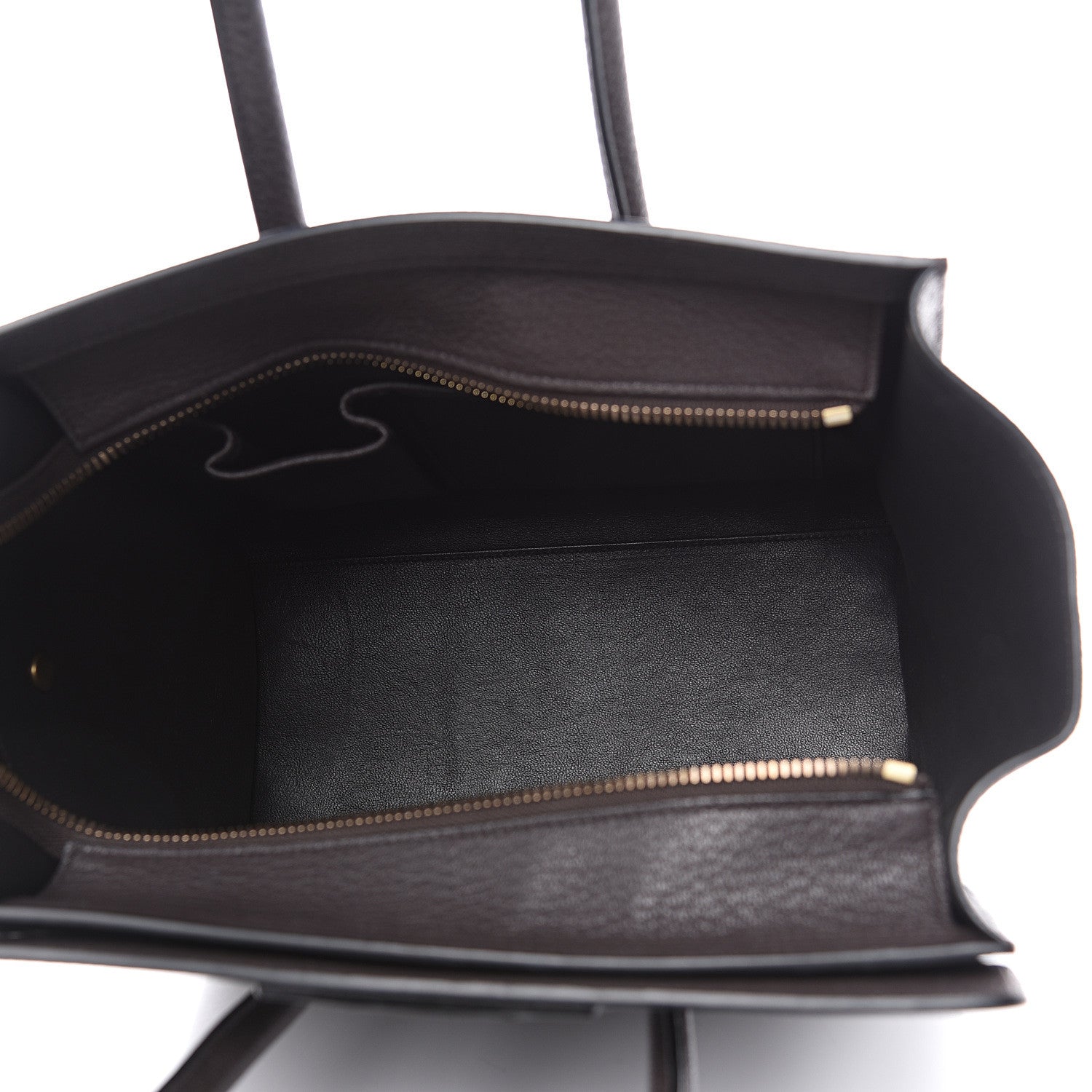 Celine Drummed Calfskin Micro Luggage Brown 4 of 8