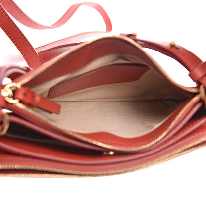 Chloe Calfskin Suede Mini Roy Bag Earthy Red 5 of 11