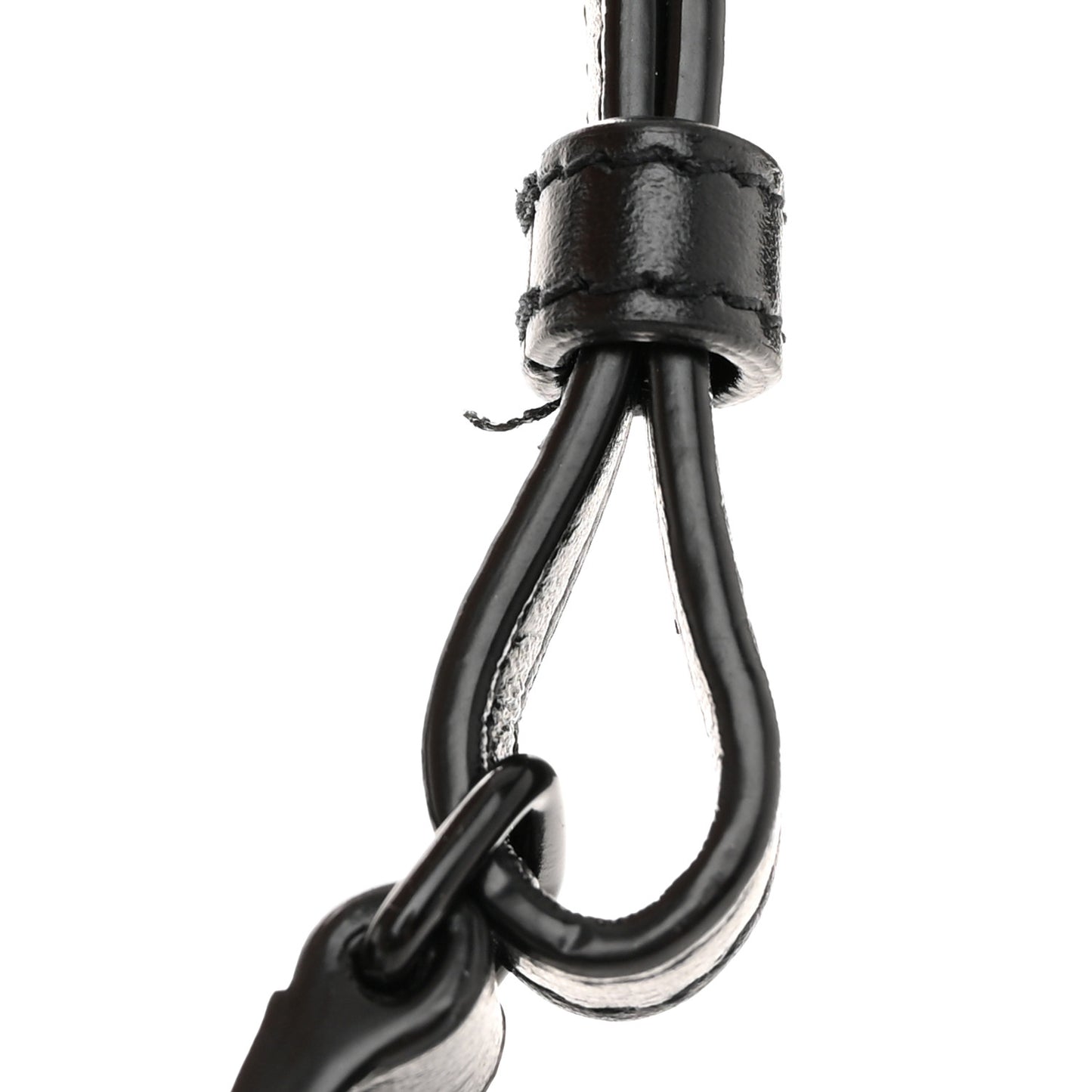 Calfskin Y Quilted Monogram Monochrome Toy Loulou Crossbody Bag Black