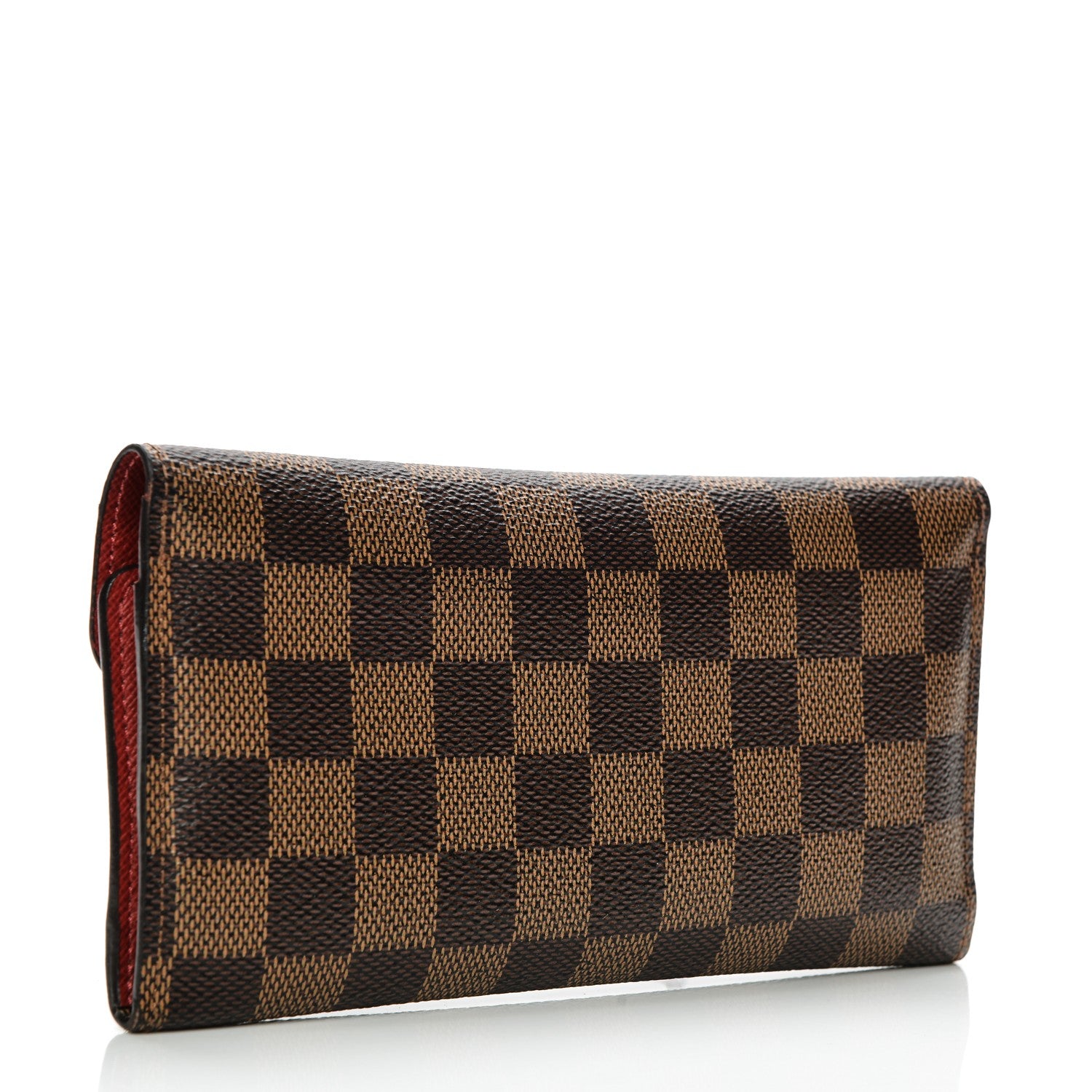 Louis Vuitton Damier Ebene Josephine Wallet Red 3 of 9