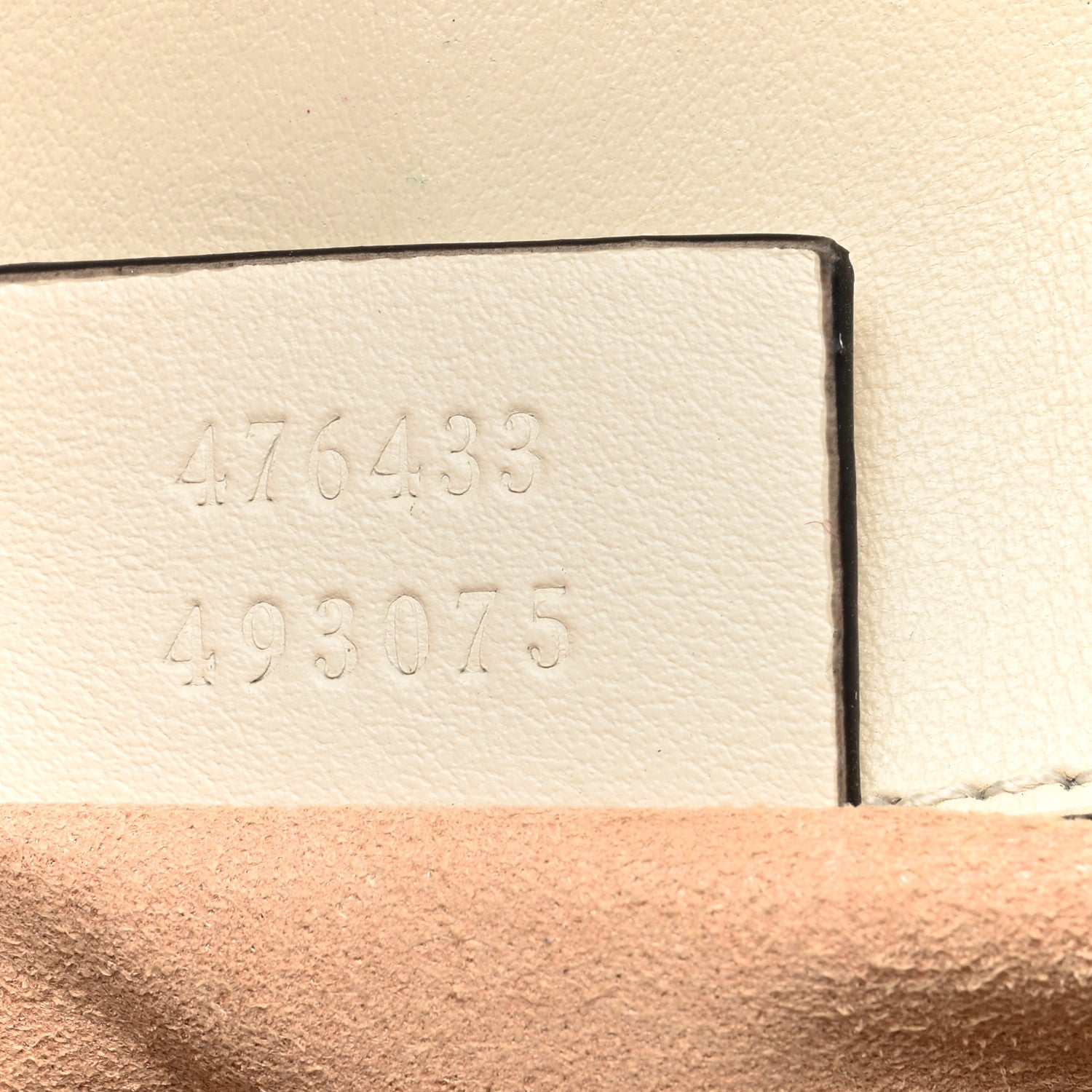 Gucci Calfskin Matelasse Super Mini GG Marmont Shoulder Bag White 7 of 10