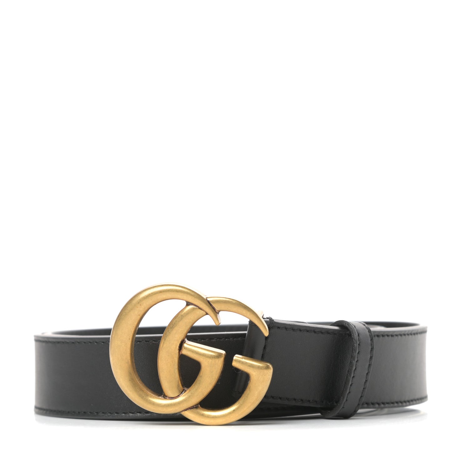 Calfskin Double G 30mm Belt 80 32 Black