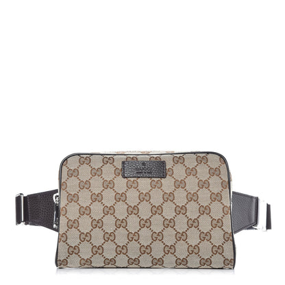 Gucci Monogram Belt Bag Dark Brown 1 of 7