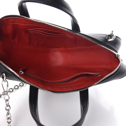 Balenciaga Calfskin XS Triangle Chain Duffle Black 5 of 15