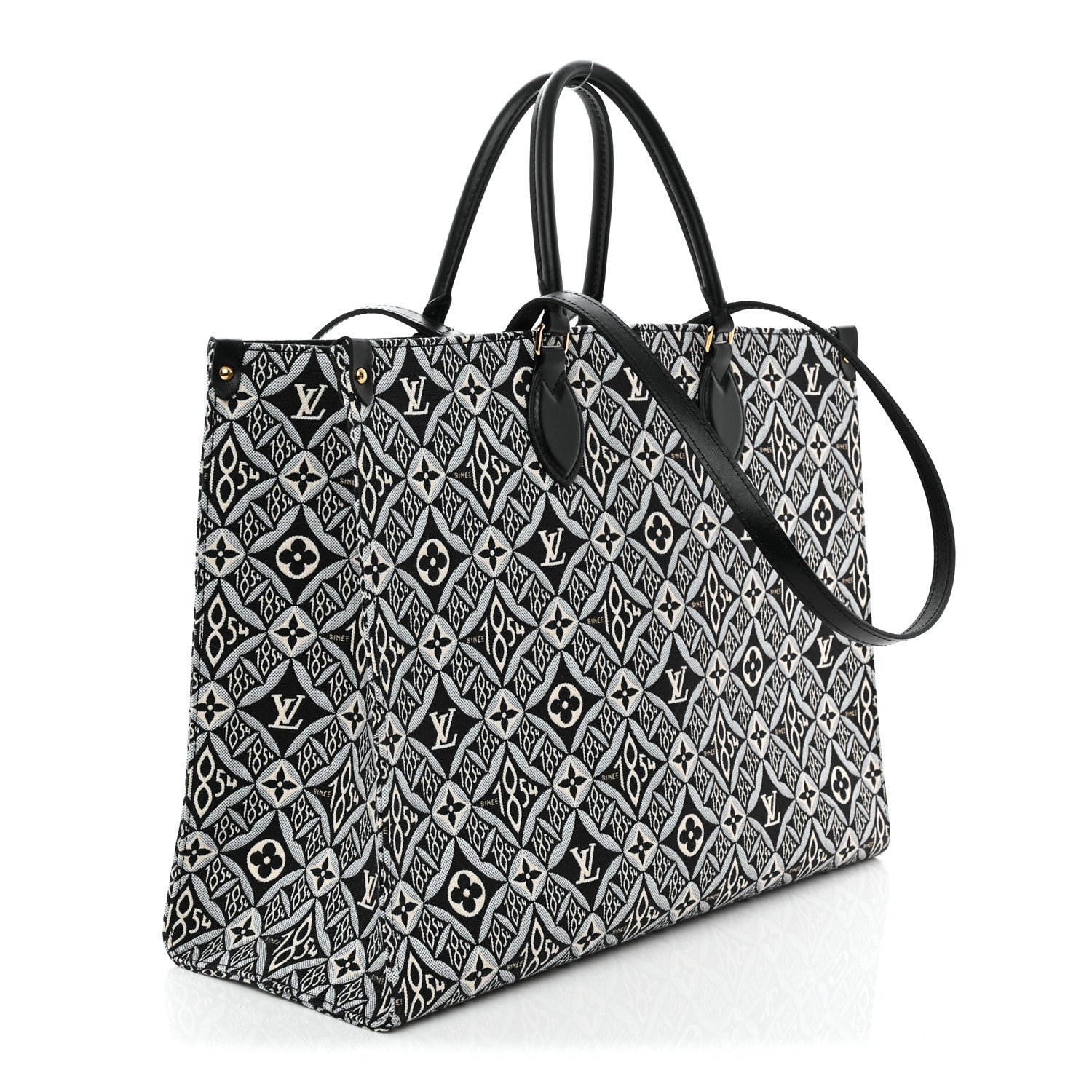 Louis Vuitton Jacquard Since 1854 Onthego GM Grey 3 of 9