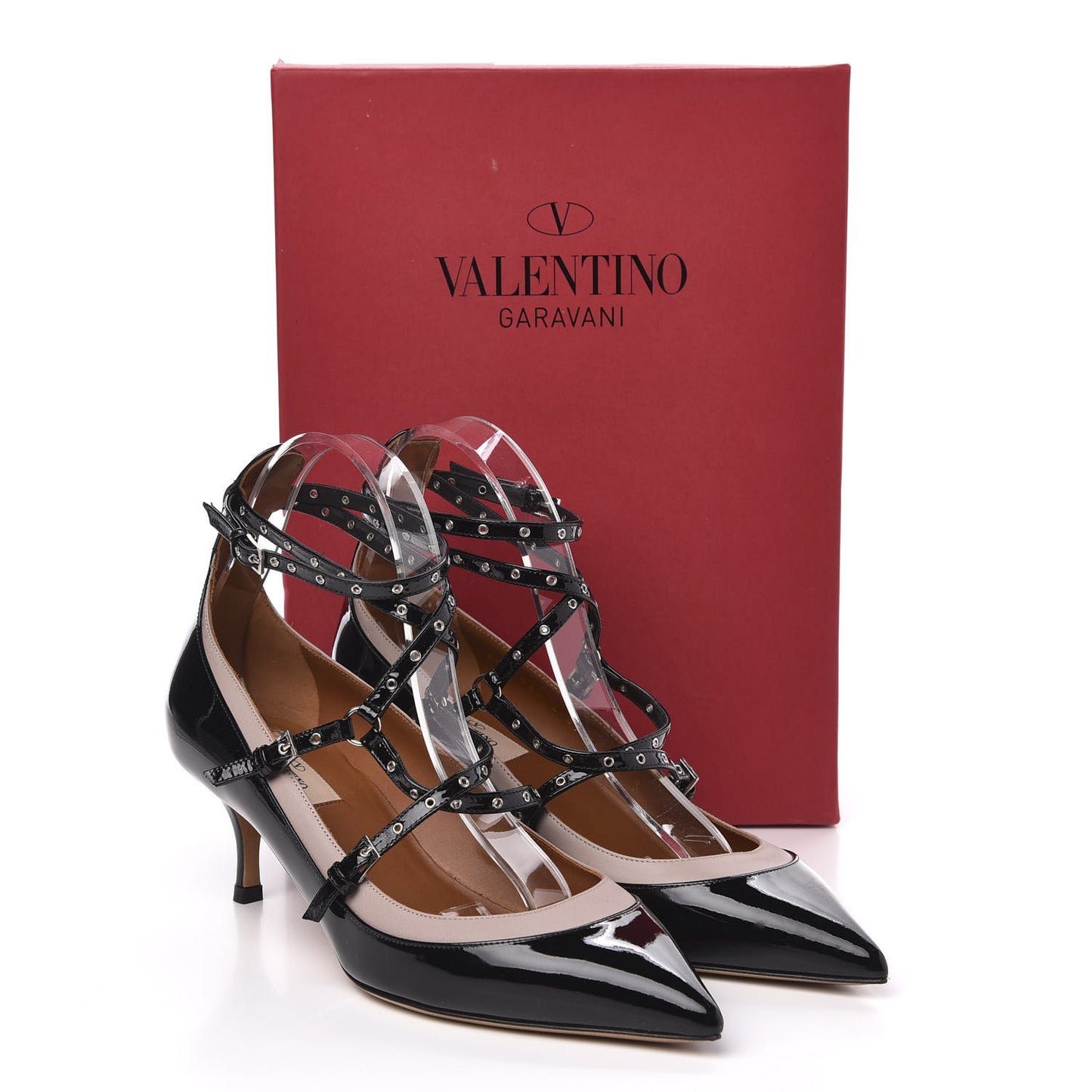 Patent Love Latch 50mm Pumps 39.5 Black Poudre