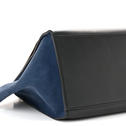 Celine Smooth Calfskin Nubuck Small Tri-Color Trapeze Taupe 9 of 10