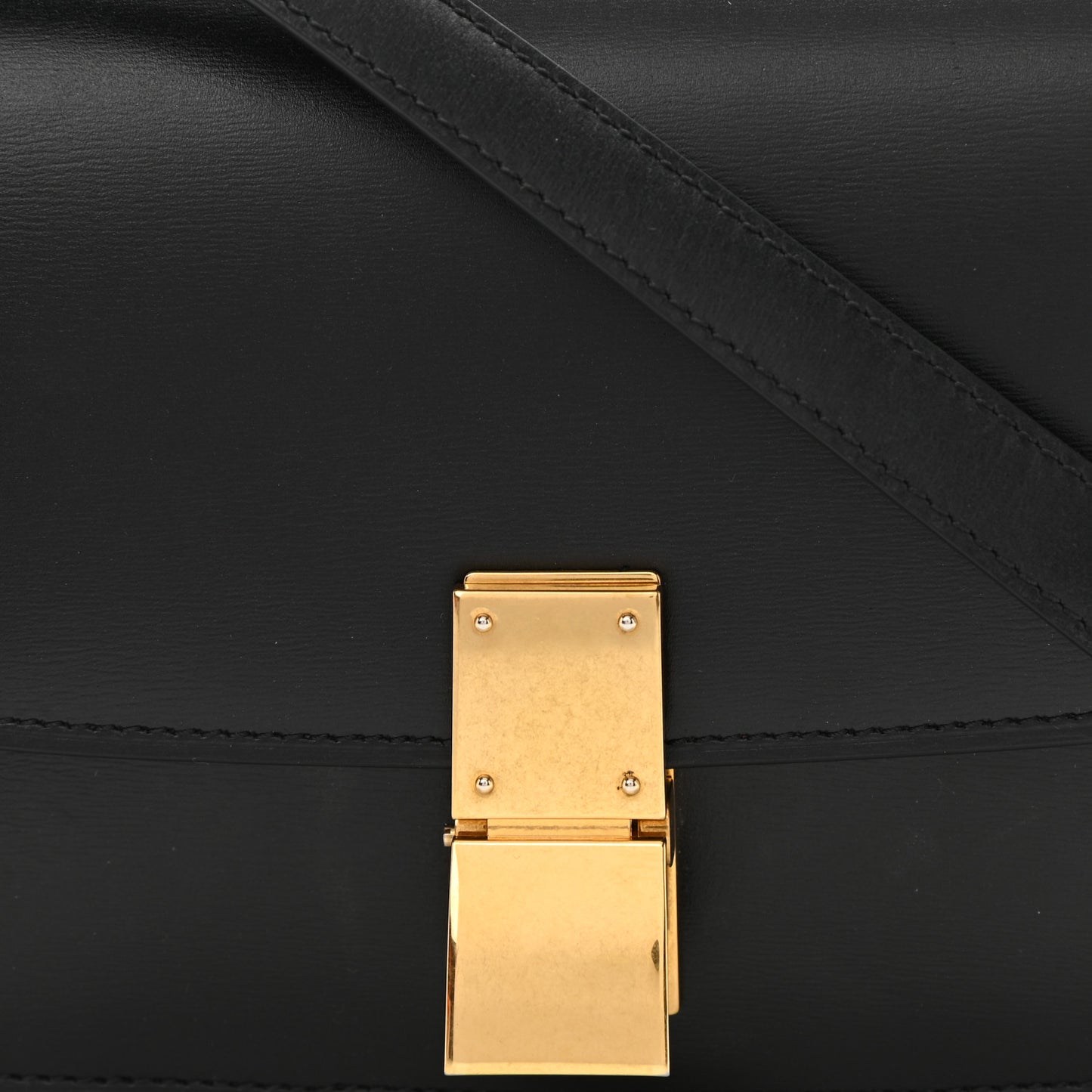 Box Calfskin Small Classic Box Flap Bag Black