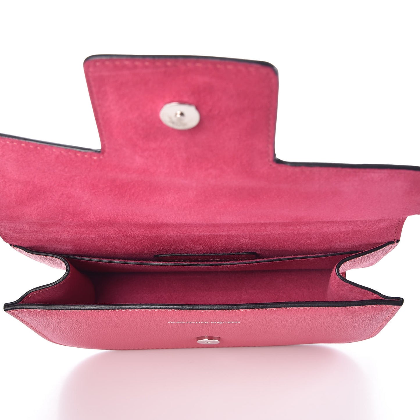 Calfskin Small Insignia Flap Pink