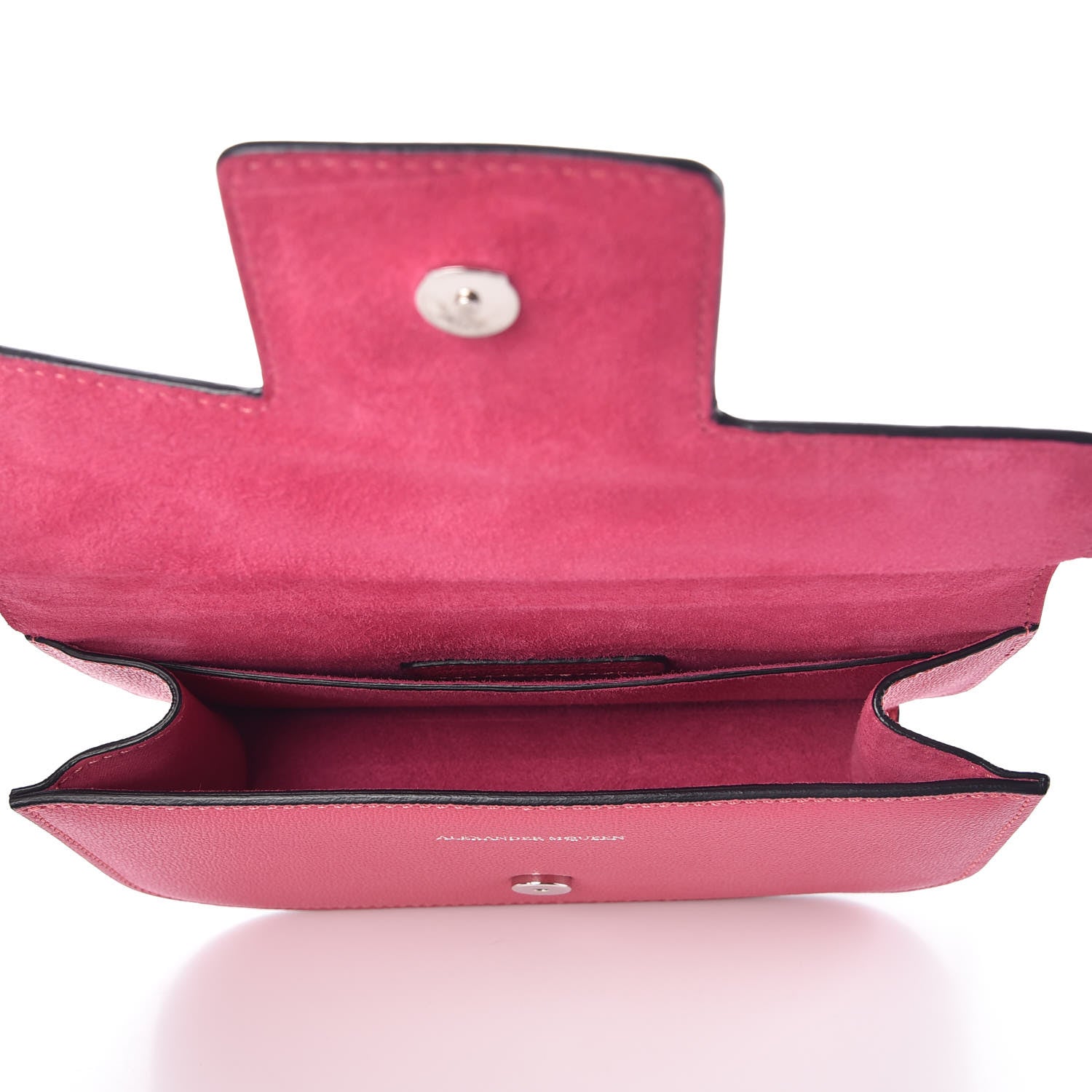 Alexander McQueen Calfskin Small Insignia Flap Pink 7 of 8