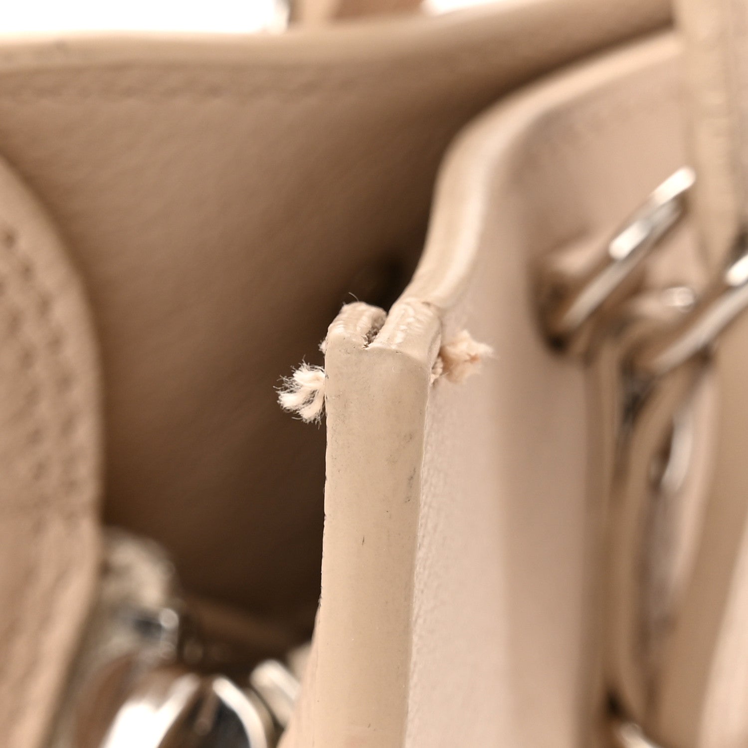 Balenciaga Calfskin Papier Mini A4 Zip Around Tote Light Beige 11 of 13