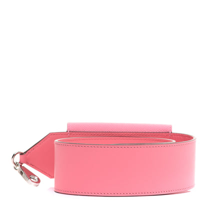 Hermes Swift Epsom Pocket Kelly Shoulder Strap Rose Azalee Rose Confetti 2 of 7
