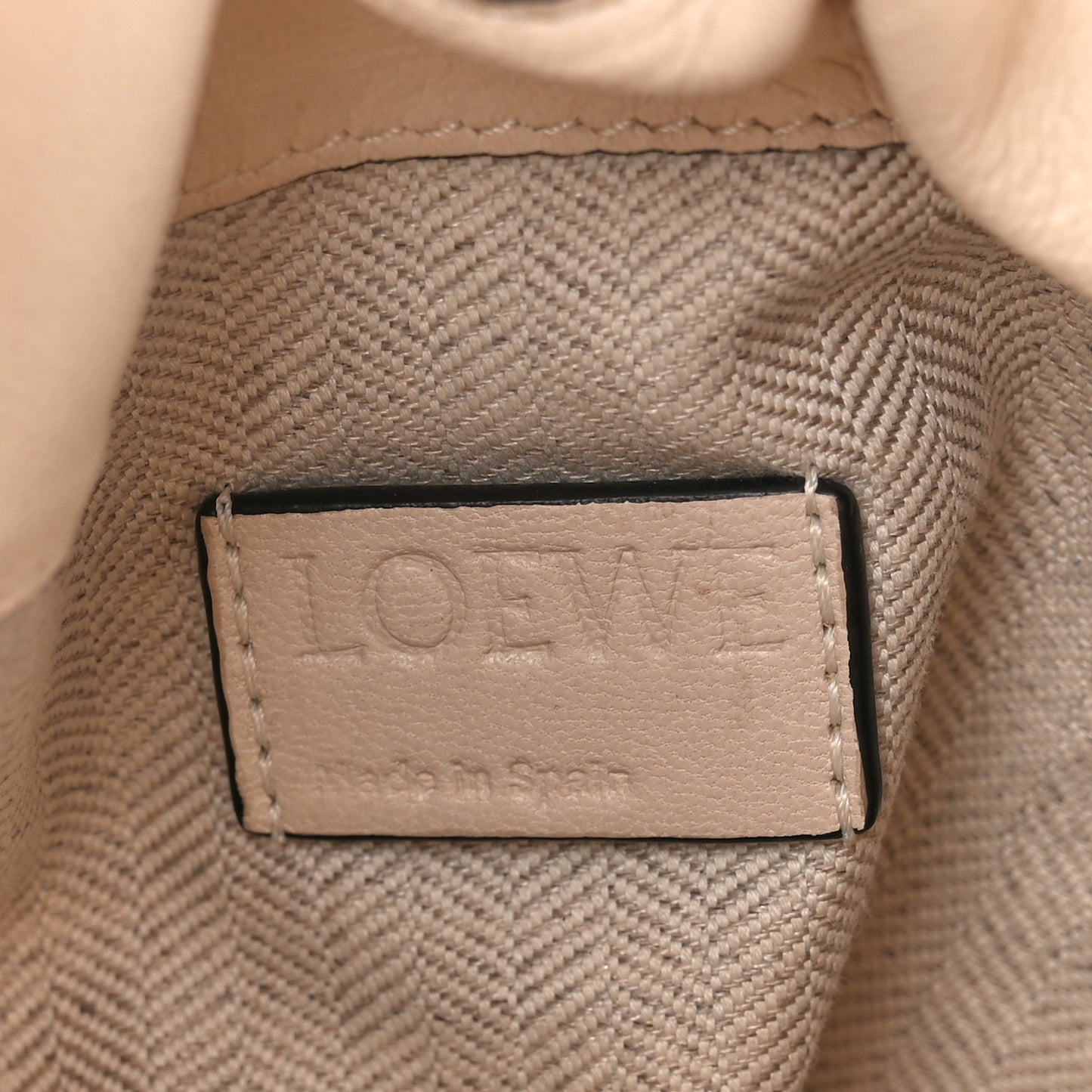 Calfskin Small Flamenco Knot Bag Ivory