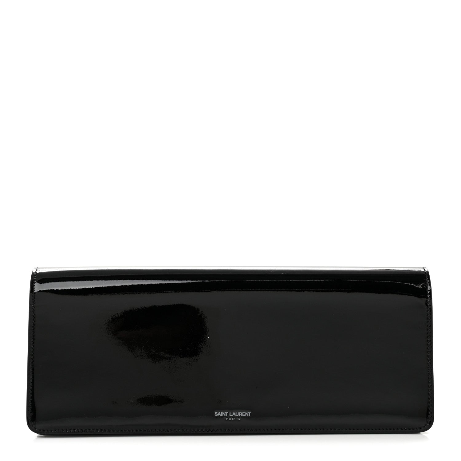Saint Laurent Patent Calfskin Clutch Black 1 of 11