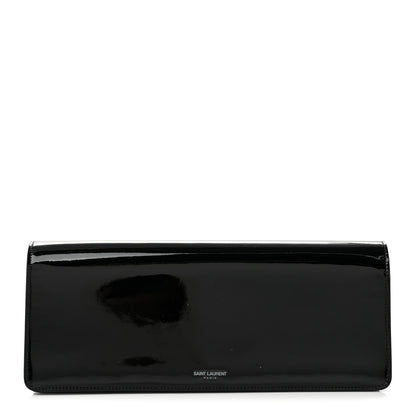 Saint Laurent Patent Calfskin Clutch Black 1 of 11