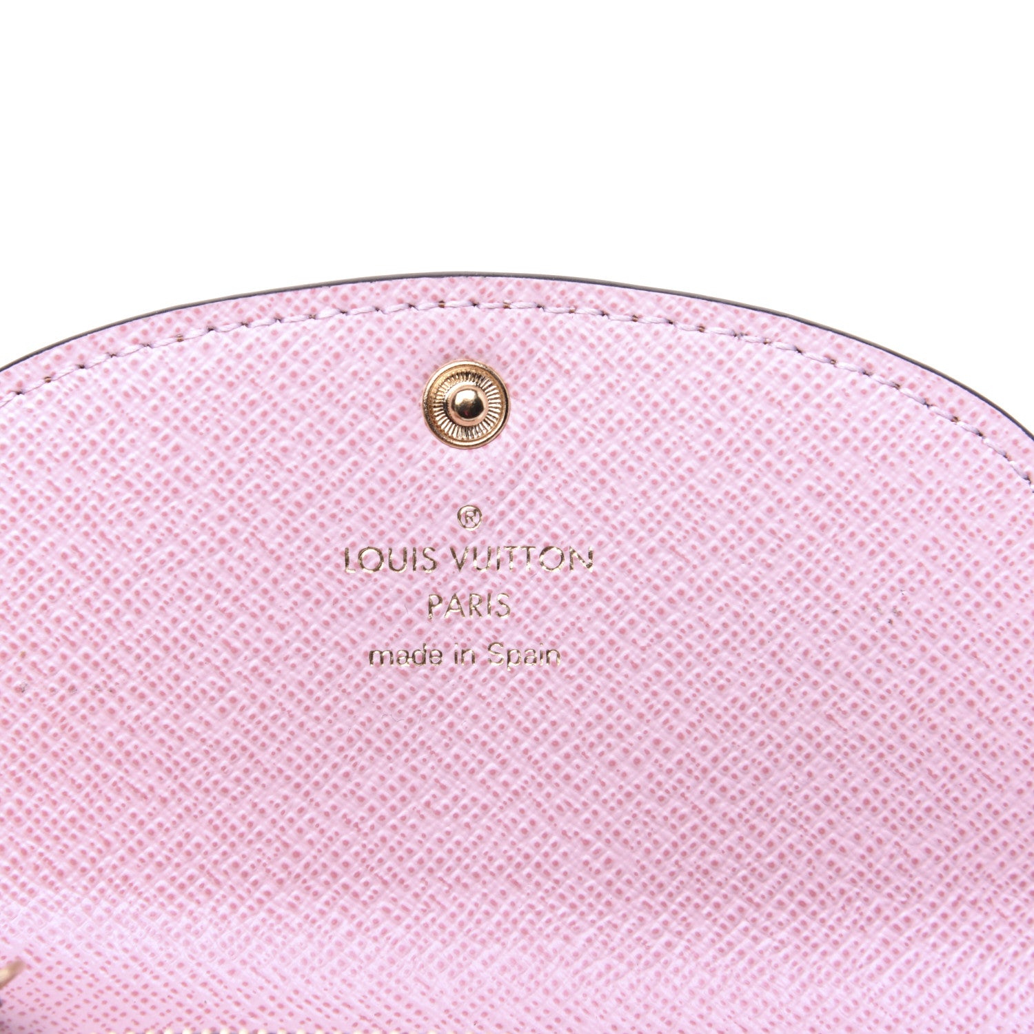 Louis Vuitton Damier Ebene Rosalie Coin Purse Rose Ballerine 8 of 9