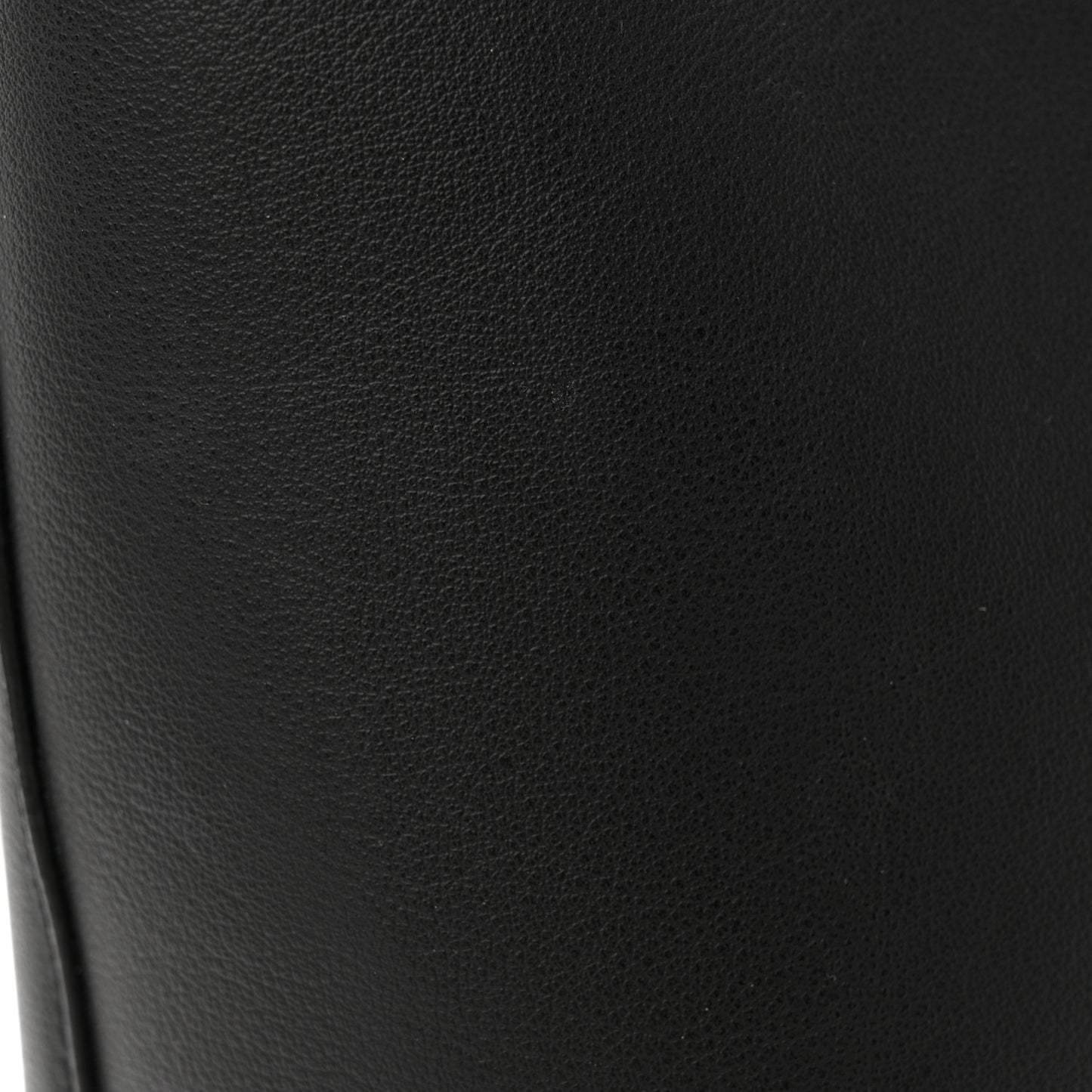 Calfskin Large Shopping Tote Black