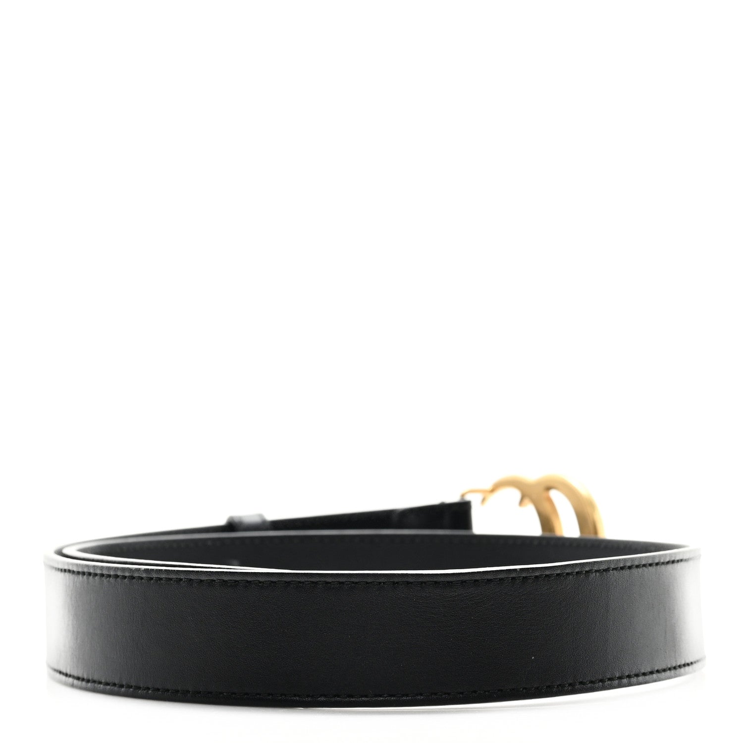 Gucci Calfskin Double G 30mm Belt 75 30 Black 2 of 4