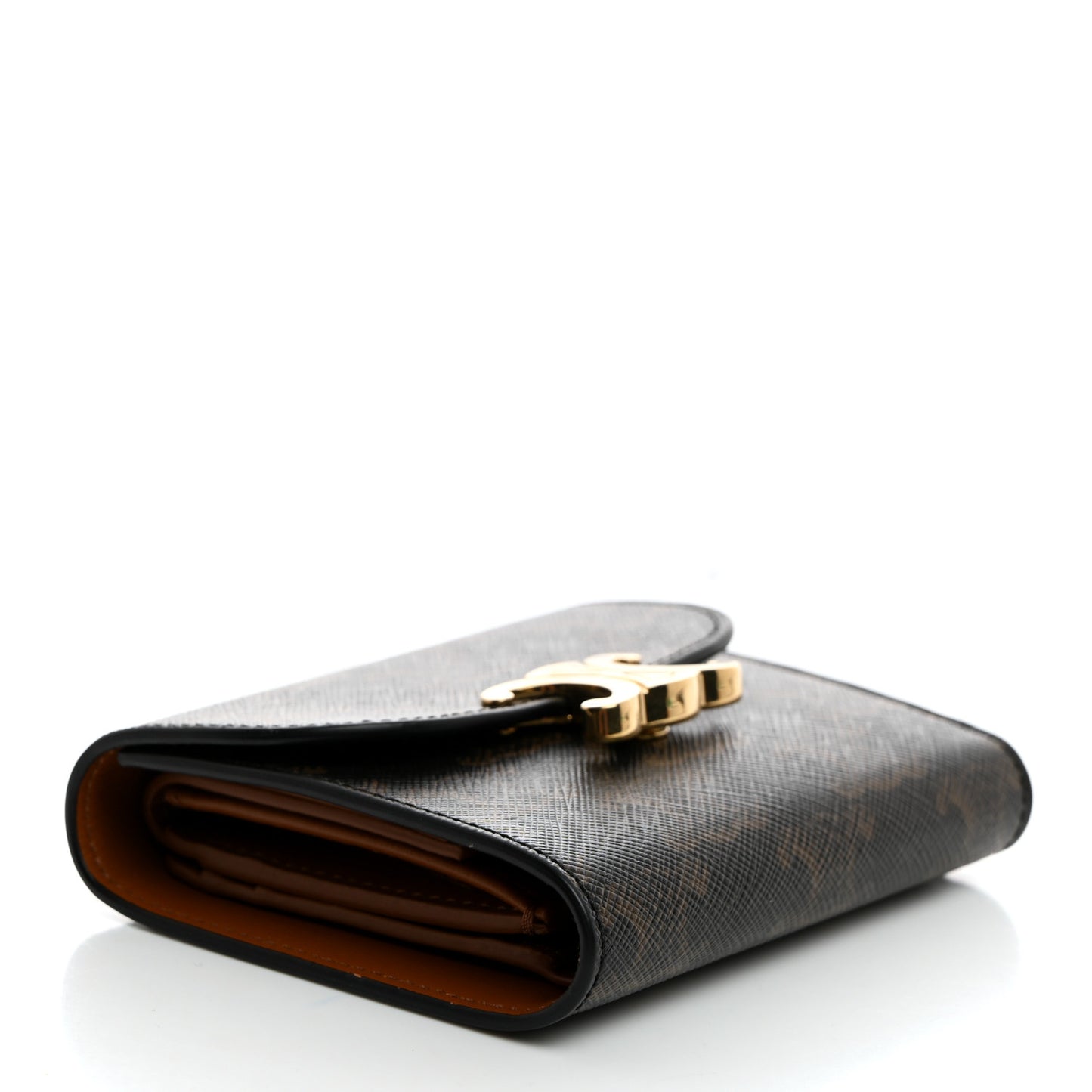 Triomphe Canvas Small Triomphe Wallet Tan