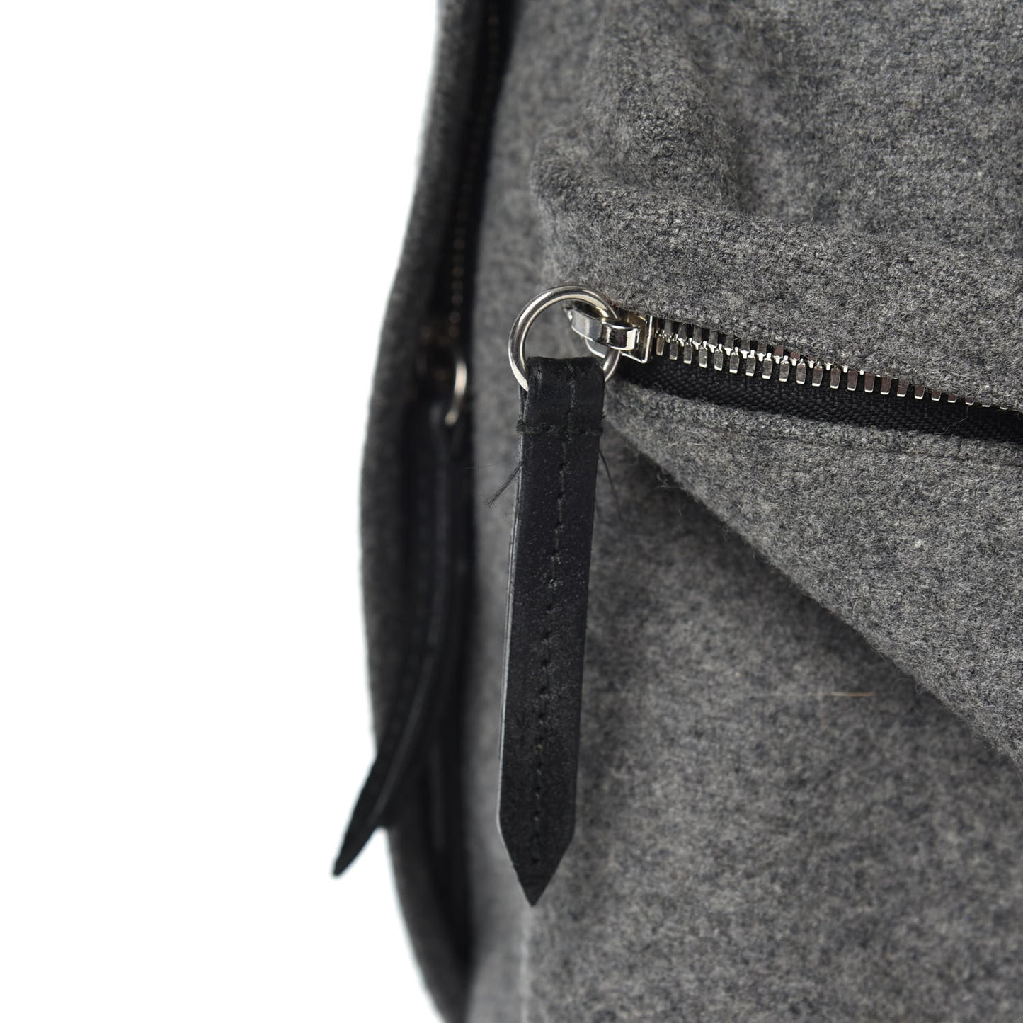 Wool Embroidered Bee Sky Backpack Grey