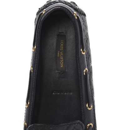 Louis Vuitton Empreinte Gloria Loafers 37.5 Black 6 of 8