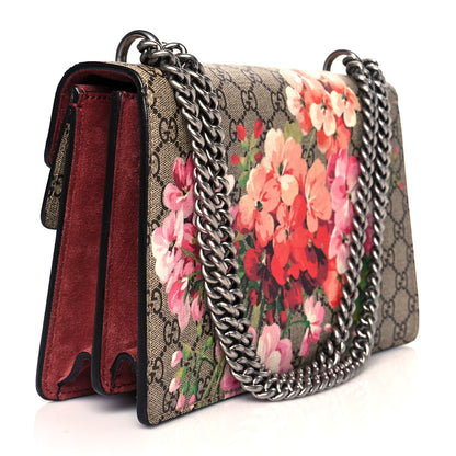 Gucci GG Supreme Monogram Blooms Small Dionysus Shoulder Bag Beige Multicolor Dry Rose 3 of 10