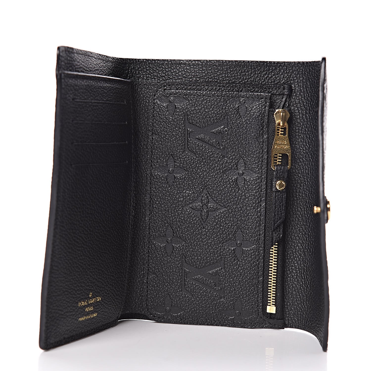 Louis Vuitton Empreinte Compact Curieuse Wallet Black 5 of 8