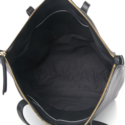 Jimmy Choo Grainy Calfskin Bria Tote Black 5 of 7