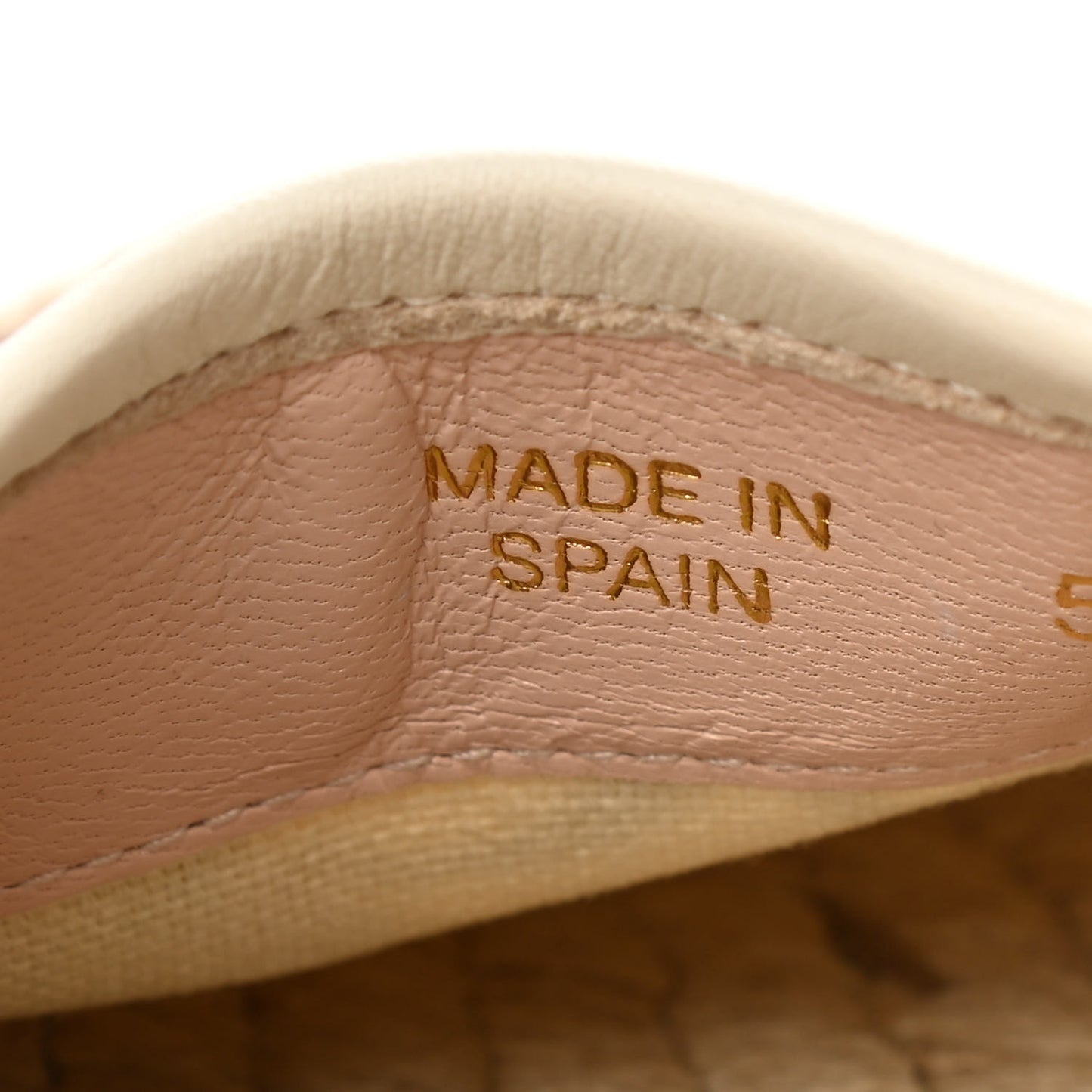 Canvas Logo Espadrilles 37 Greggio White