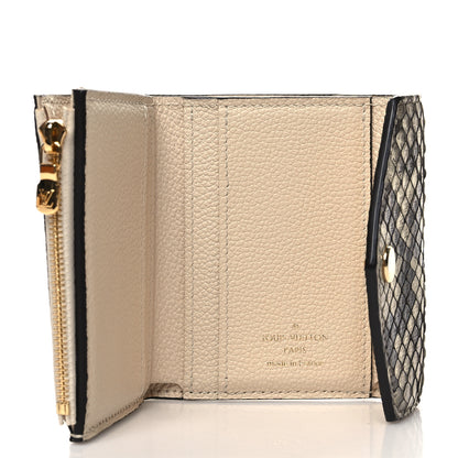 Louis Vuitton Snakeskin Empreinte Zoe Wallet Creme 5 of 8