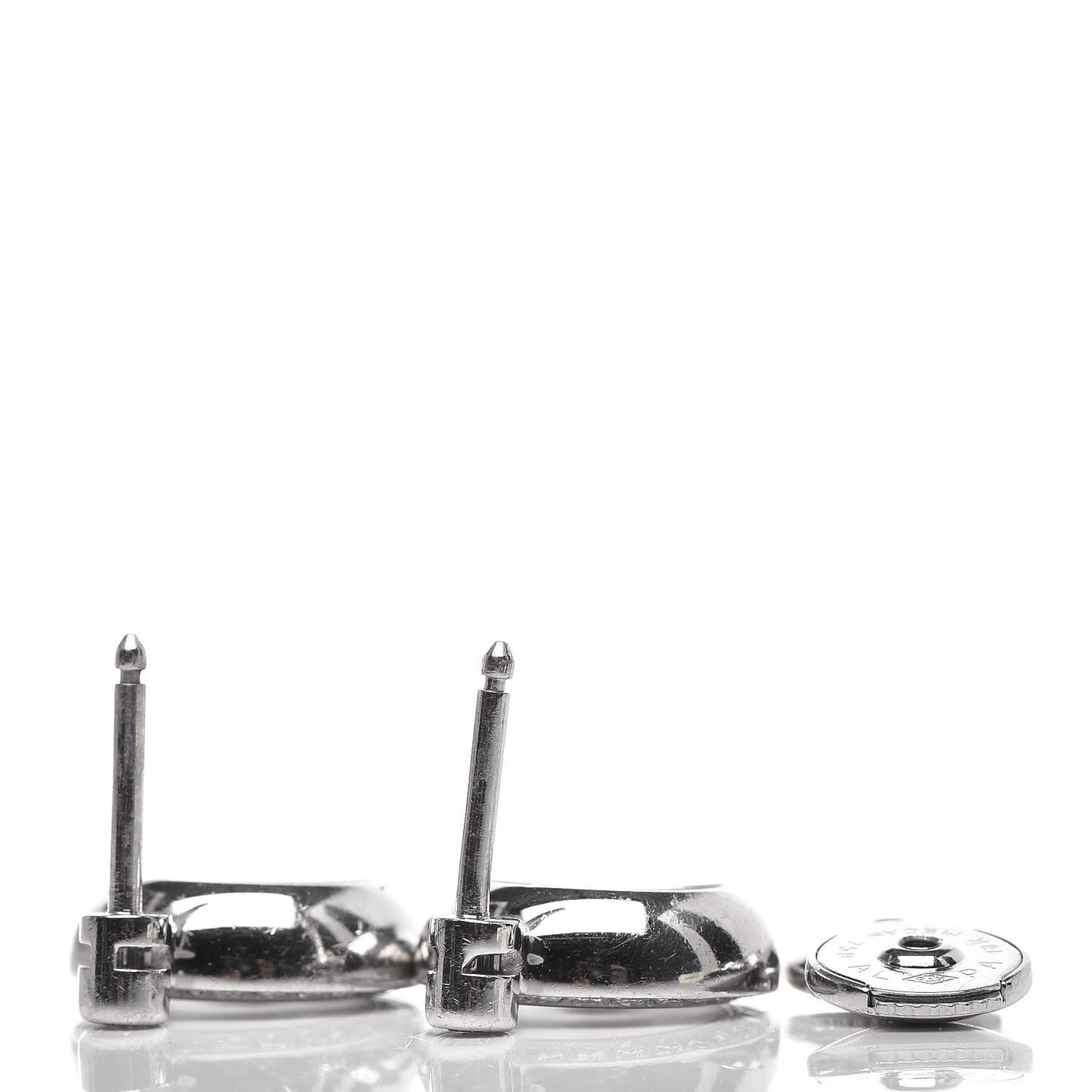 18K White Gold Happy Diamonds Icons Drop Earrings