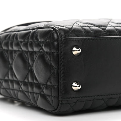 Christian Dior Lambskin Cannage Small Lucky Badges My Lady Dior Black 8 of 9