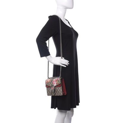 Gucci GG Supreme Monogram Blooms Mini Dionysus Shoulder Bag Beige Multicolor Dry Rose 2 of 12