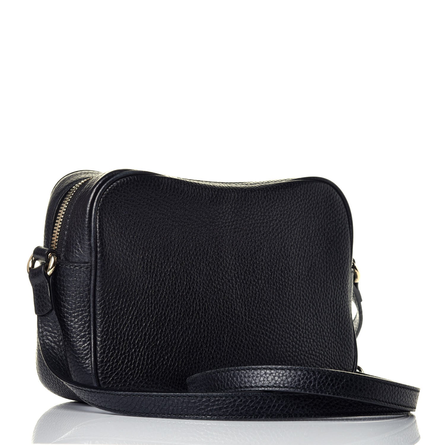 Gucci Pebbled Calfskin Small Soho Disco Bag Black 3 of 9